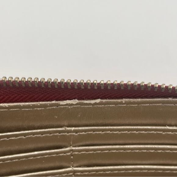 Vintage GUESS wallet Croc print Y2K Faux Leather Pink - Picture 7 of 7